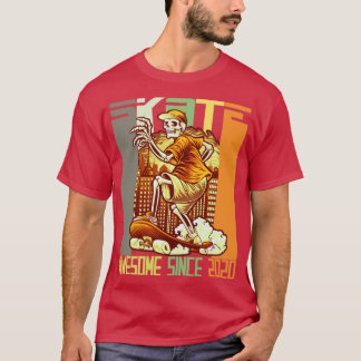2e verjaardag skateboard overvalt Skater Geweldige T-shirt
