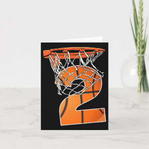 2e Verjaardag Sport 2 Jaar Oud Bysketbyll 2 Jongen Kaart