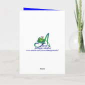 2e verjaardag ster voor meisje kaart (Achterkant)