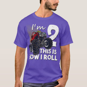 2e verjaardag T Boy Monster Truck 2 jaar oude Gift T-shirt