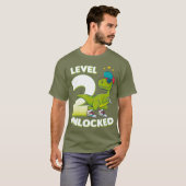 2e verjaardag T Shirt Dinosaur Rex 2 jaar (Voorkant volledig)