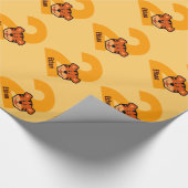 2e verjaardag TIGER Jaar Oude Naam van de Douane v Cadeaupapier (Hoek)