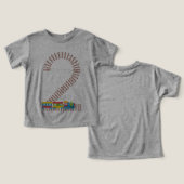 2e verjaardag trein spoorweg thema 2 jaar oude jon (Ontwerp Voorkant & Achterkant)