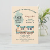 2e verjaardag treinfeest aan boord van de Waterver Kaart (Staand voorkant)