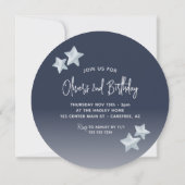 2e verjaardag twee de maan jongen kaart (Achterkant)