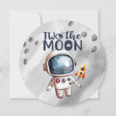 2e verjaardag twee de maan jongen kaart (Voorkant)