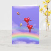 2e verjaardag - twee jaar oud bereiken kaart (Gele Bloem)