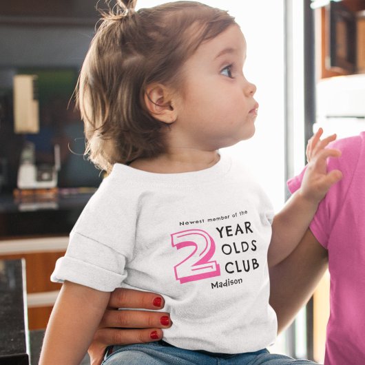 2e verjaardag | Twee jaar oud Persoonlijk Kinder Shirts