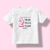 2e verjaardag | Twee jaar oud Persoonlijk Kinder Shirts