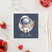 2e Verjaardag Twee Naar De Maan Papieren Servetten (Insitu)
