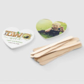 2e Verjaardag Twee Wilde Safari Dieren Oerwoud Fot Handwaaier (Niet-gemonteerd)