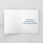 2e verjaardag tweeling jongens kaart (Binnen)
