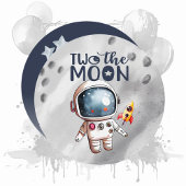 2e verjaardag Two The Moon Jongen Kaart