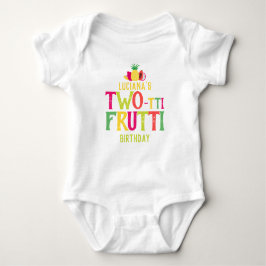 2e verjaardag Two-tti Frutti Fruit gepersonaliseer Romper