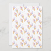 2e verjaardag uitnodiging ijs (Achterkant)