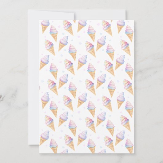 2e verjaardag uitnodiging ijs (Achterkant)