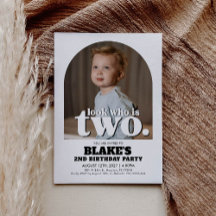 2e verjaardag uitnodiging Kijk wie is twee uitnodi