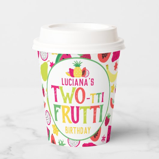 2e verjaardag van de geboorte van de bietenpartij  papieren bekers (Voorkant)