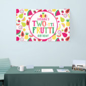 2e verjaardag van de geboorte van de bietenpartij  spandoek (Beurs)