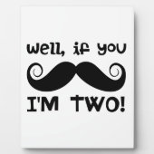 2e verjaardag van de Mustache Fotoplaat (Voorkant)