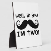 2e verjaardag van de Mustache Fotoplaat (Zijkant)