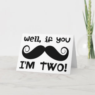 2e verjaardag van de Mustache Kaart