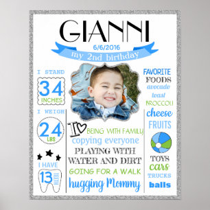 2e verjaardag van de ondertekening van de poster-m poster