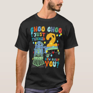 2e verjaardag van de Treinpartij Choo Choo Ik draa T-shirt