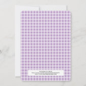 2e verjaardag van de uitnodiging van de Birthday C (Achterkant)