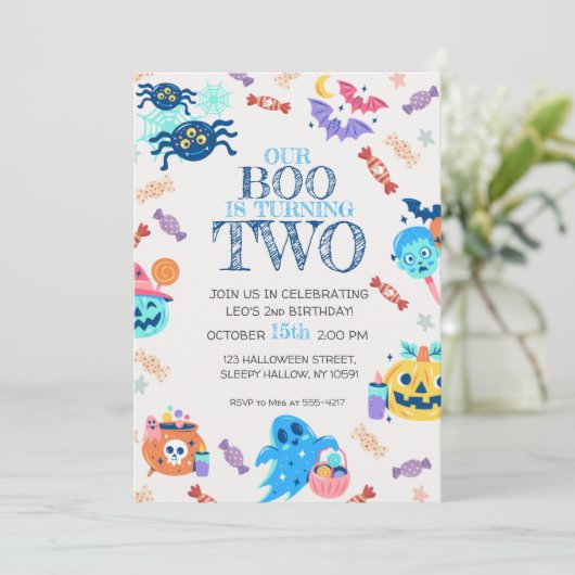 2e verjaardag van de uitnodiging van de partij Hal (Staand voorkant)