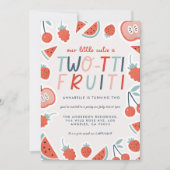 2e verjaardag van het rode zomerfeest voor kindere kaart (Voorkant)