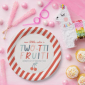 2e verjaardag van het rode zomerfeest voor kindere papieren bordje (Feest)