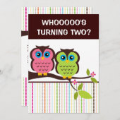 2e verjaardag van het thema van de oppositiepartij kaart (Voorkant / Achterkant)