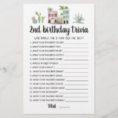 2e verjaardag van Trivia editable game (Voorkant)