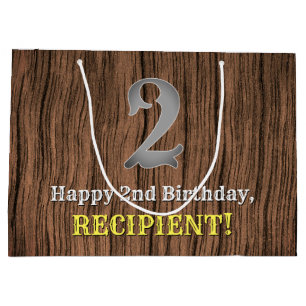 2e verjaardag: Western geïnspireerd land, naam Groot Cadeauzakje