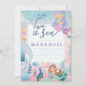 2e verjaardag Zeemeermin Kaart (Voorkant)