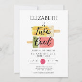 2e verjaardag zomerpopsikel kaart (Voorkant)