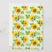 2e verjaardag Zonnebloem & Rustige Boerderij Kaart (Achterkant)