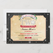 2e verjaardagsfeest 2 Twee Winter Feestelijke IJsu Kaart (Voorkant)