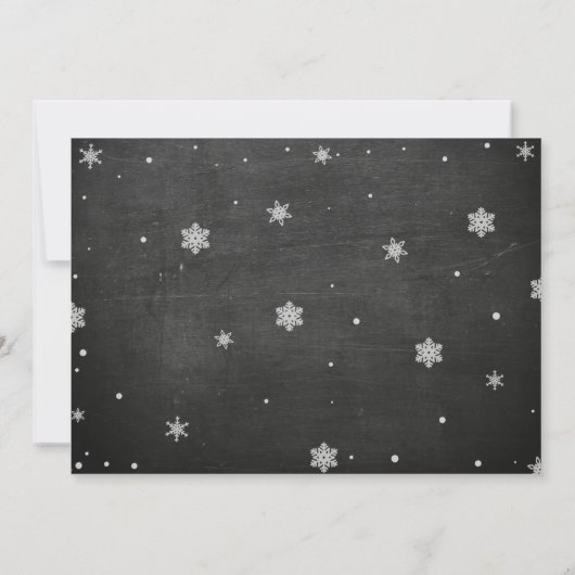 2e verjaardagsfeest 2 Twee Winter Feestelijke IJsu Kaart (Achterkant)