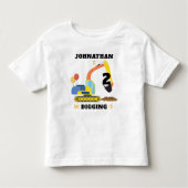2e verjaardagsfeestje kinder shirts (Voorkant)