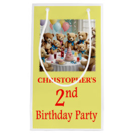 2e verjaardagsfeestje Teddy Bears Party Klein Cadeauzakje