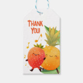 2e verjaardagsfeestje Two-tti Fruity Cadeaulabel (Voorkant)