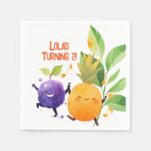 2e verjaardagsfeestje Two-tti Fruity Servet (Voorkant)