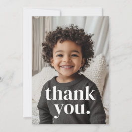 2e verjaardagsfoto - twee bedankkaart