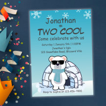 2e verjaardagsjongen Two Cool IJsbeer Iglo 