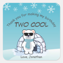 2e verjaardagsjongen Two Cool ijsbeer Iglo 