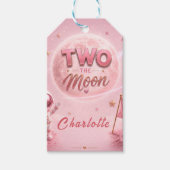2e Verjaardagsmeisje Ruimte Cadeaulabel (Voorkant)