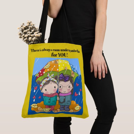 2e versie Vriendschap of Familie - ZIE ACHTERKANT Tote Bag (Dichtbij)