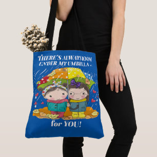 2e versie Vriendschap of Familie - ZIE ACHTERKANT Tote Bag